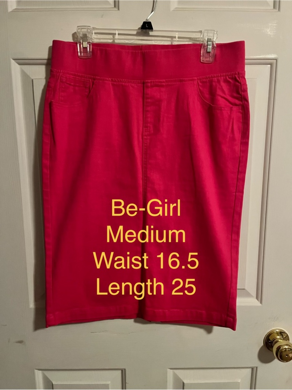 Be-Girl Pink Pull-On Skort - Medium